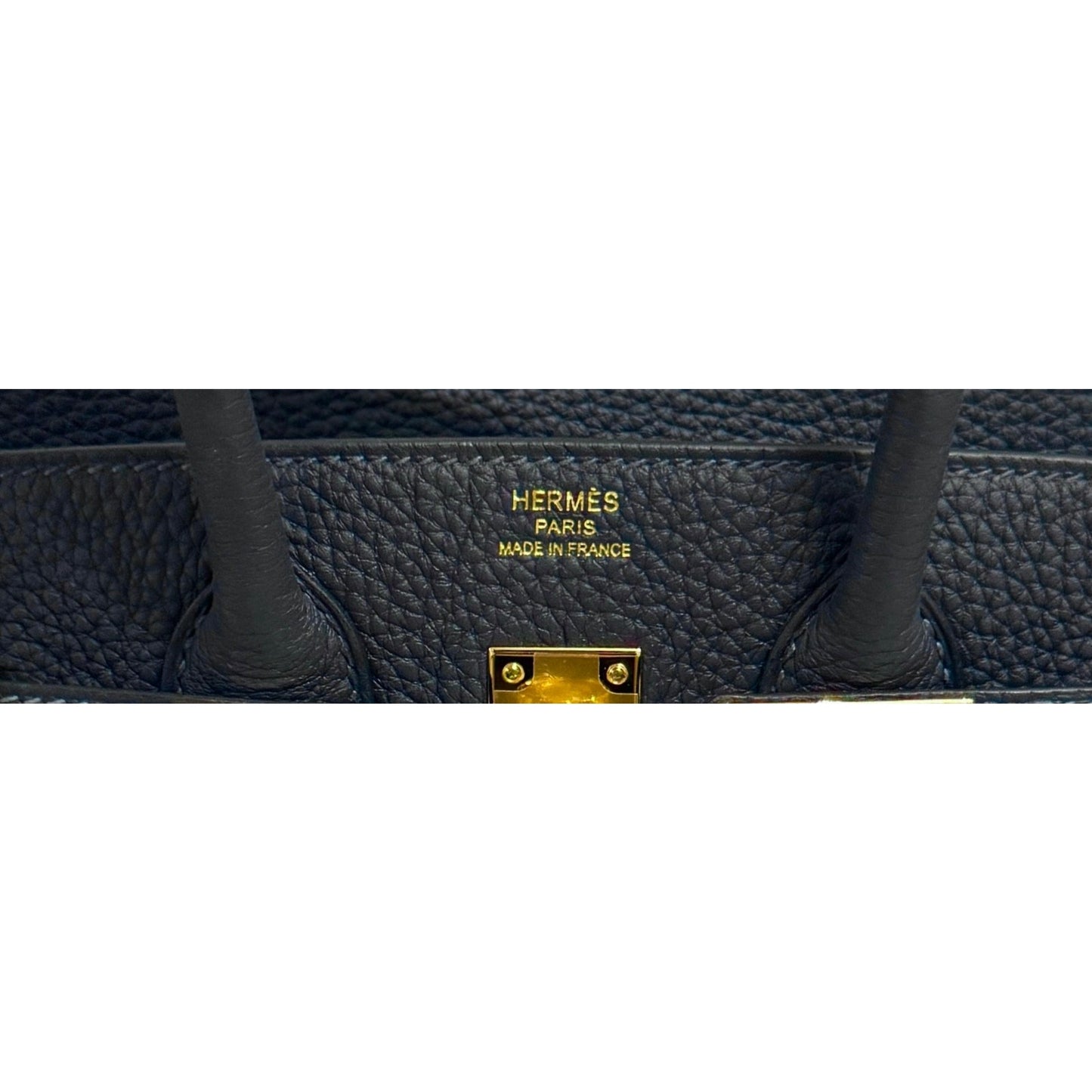 Hermes Birkin 25 Caban Blue Bleu Togo Leather Gold Hardware Handbag 2024 New