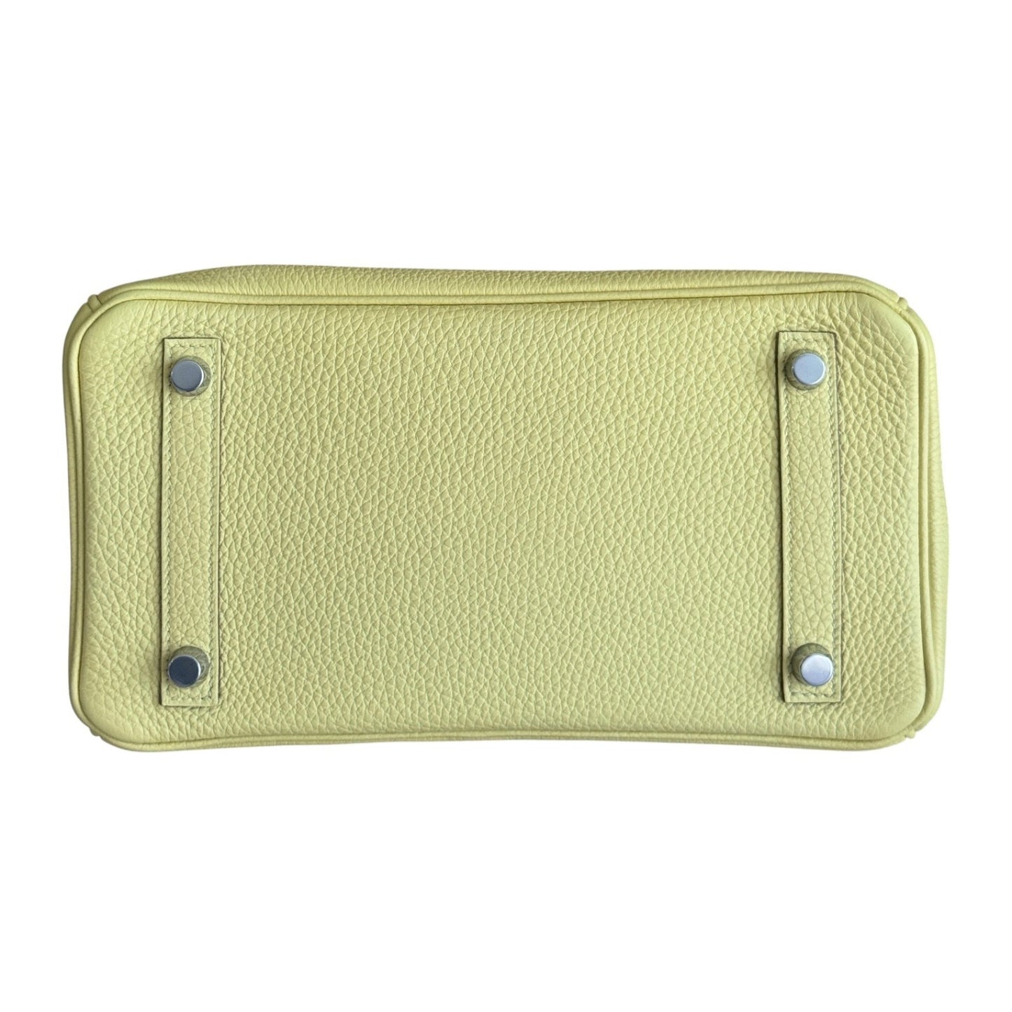 Hermes Birkin 25 Jaune Poussin Yellow Togo Leather Palladium Hardware