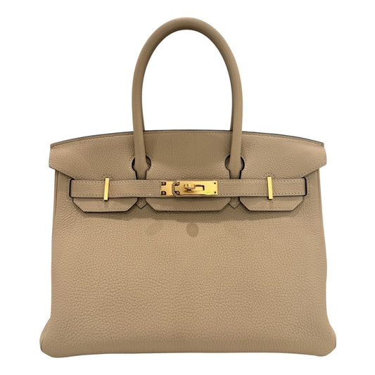 Hermes Birkin 30 Trench Beige Togo Leather Gold Hardware