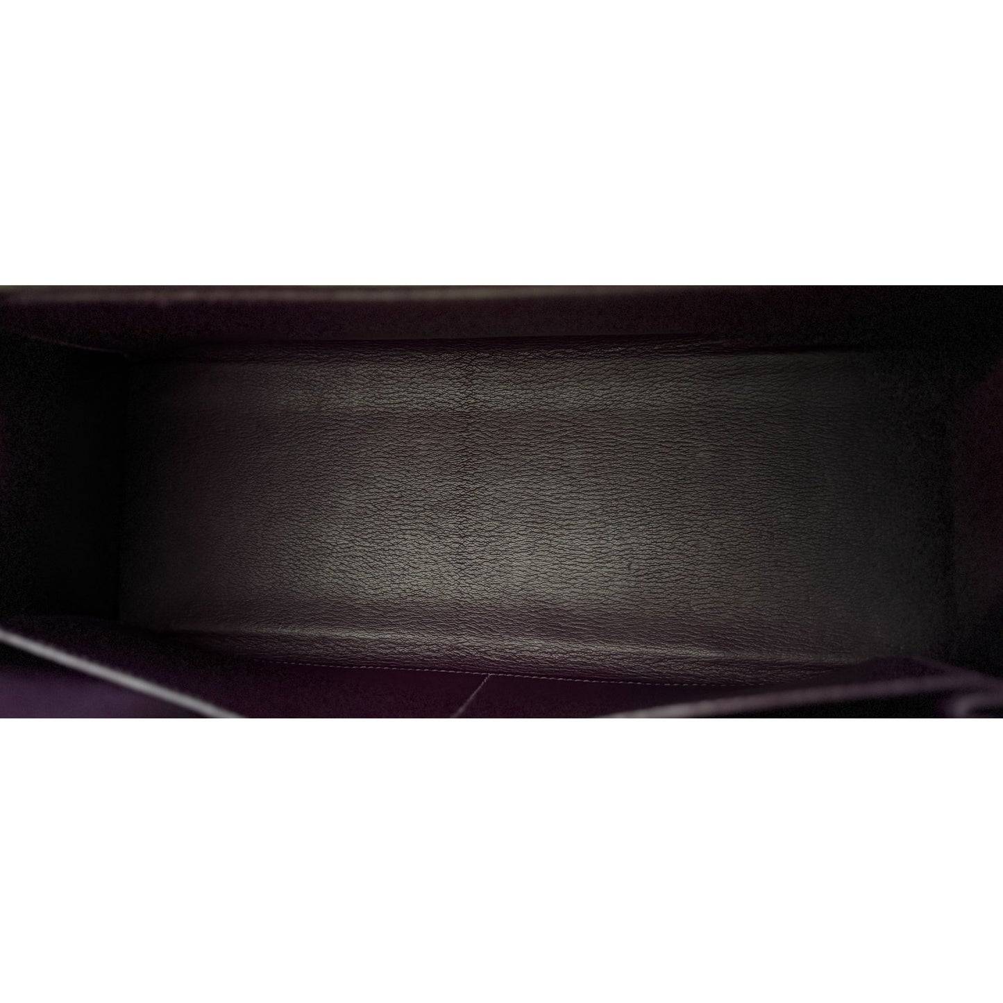Hermes Kelly 32 Shiny Crocodile Amethyst Purple Palladium Hardware