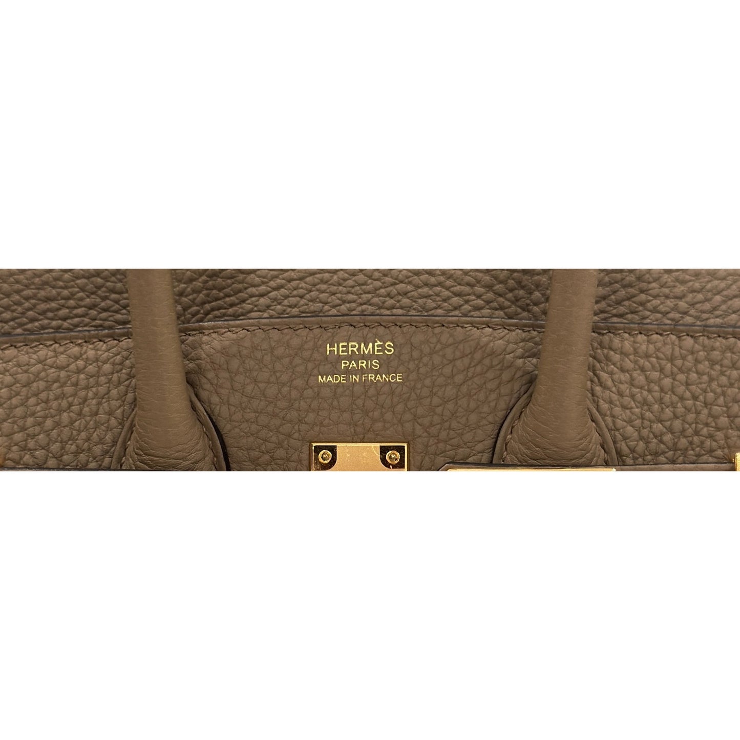 Hermes Birkin 25 Beige Marfa Togo Leather Gold Hardware NEW