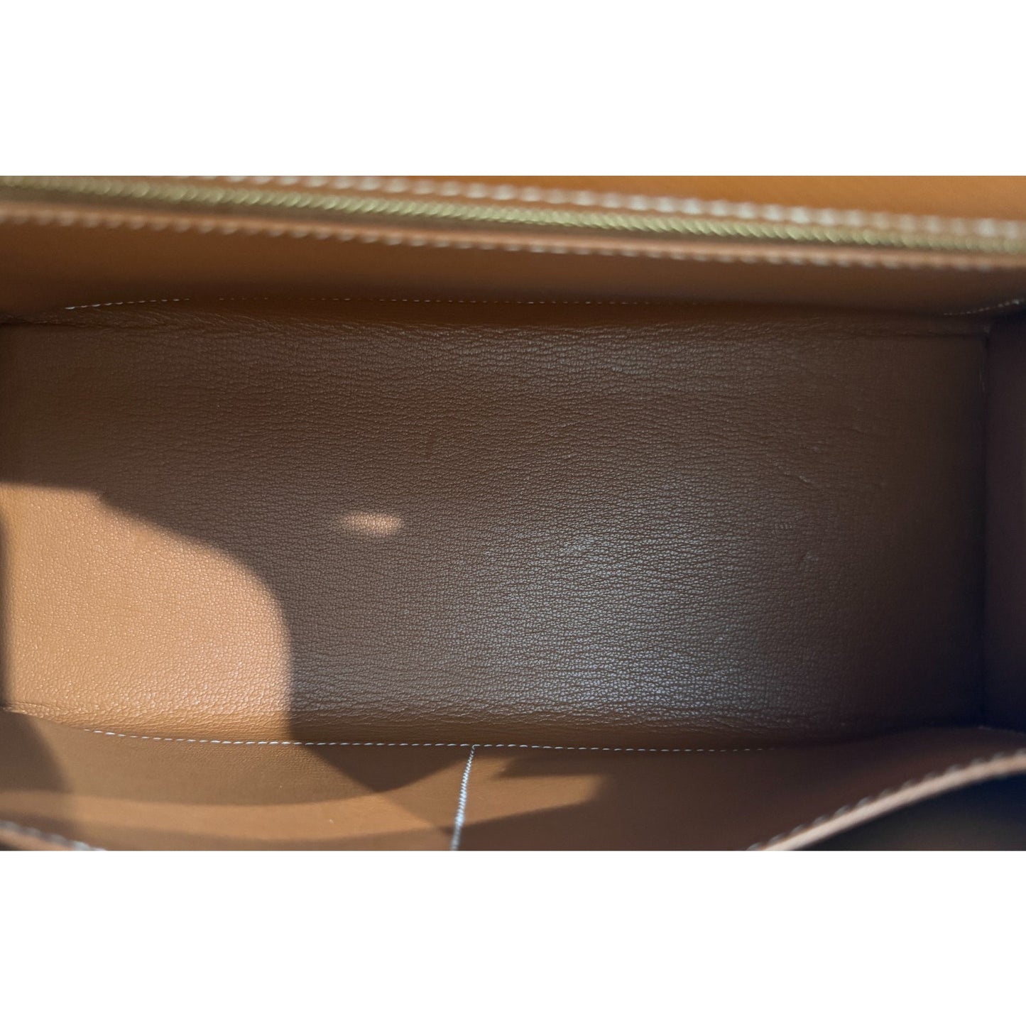 Hermes Kelly 28 Sellier Gold Tan Epsom Leather Gold Hardware RARE
