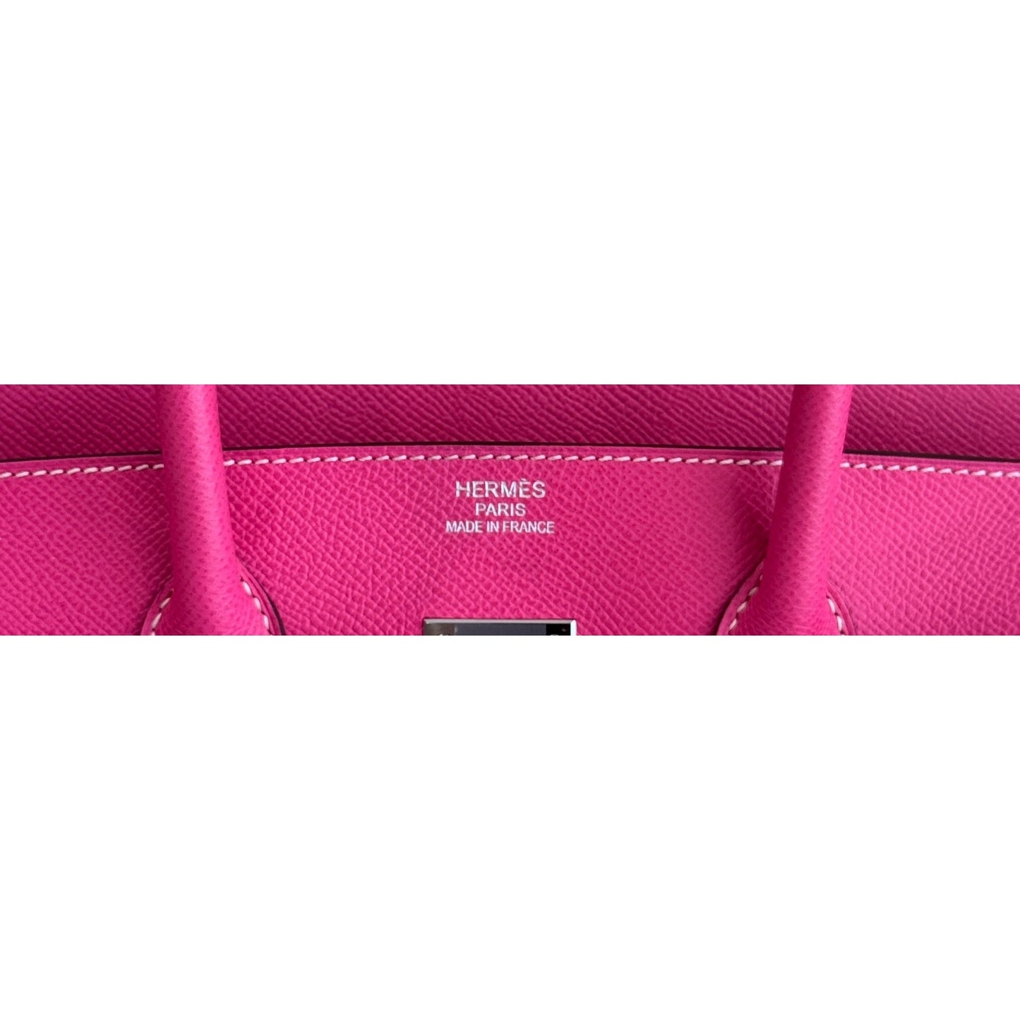 Hermes Birkin 35 Rose Tyrien Pink Epsom Leather Palladium Hardware RARE