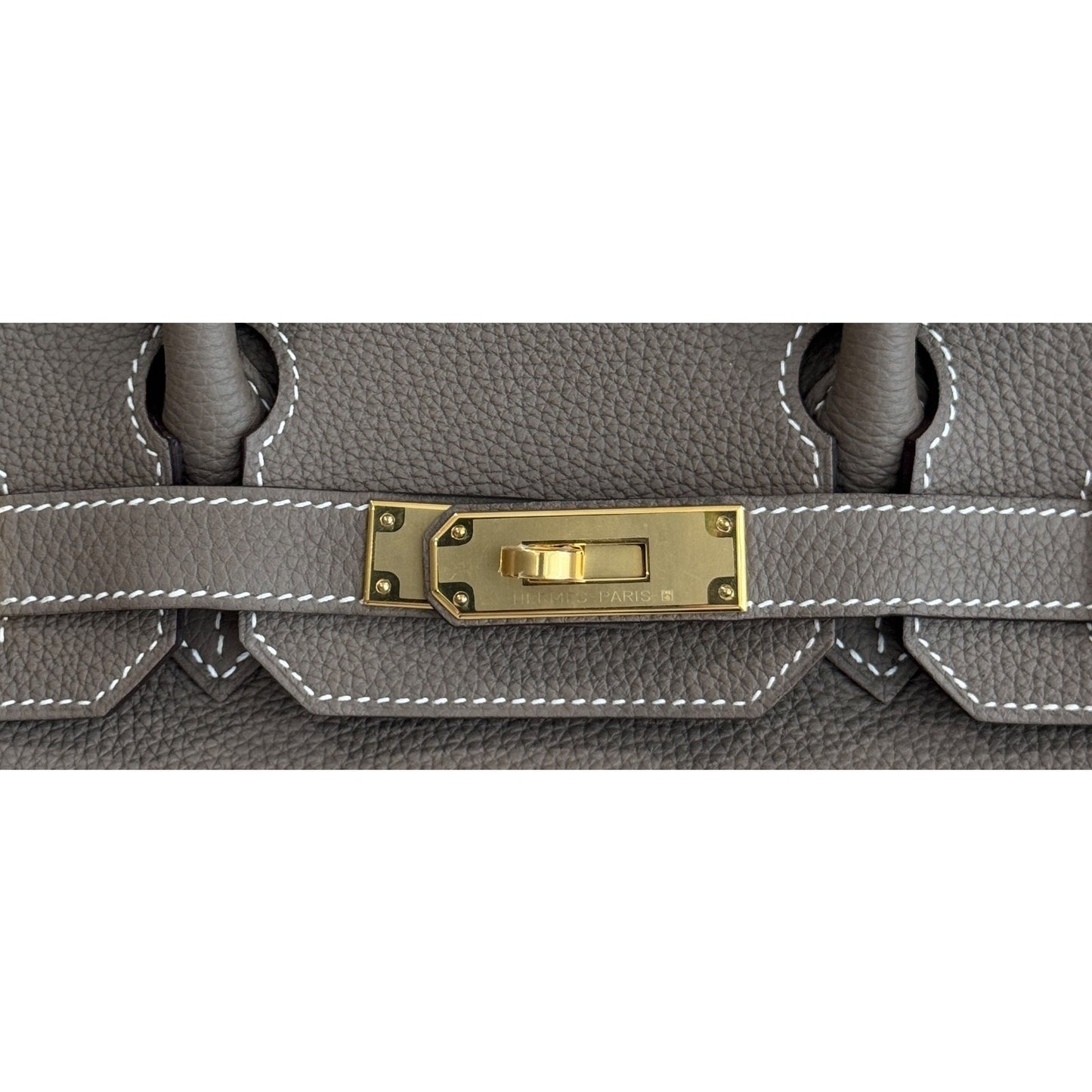Hermes Birkin 30 Etoupe Gray Togo Leather Gold Hardware