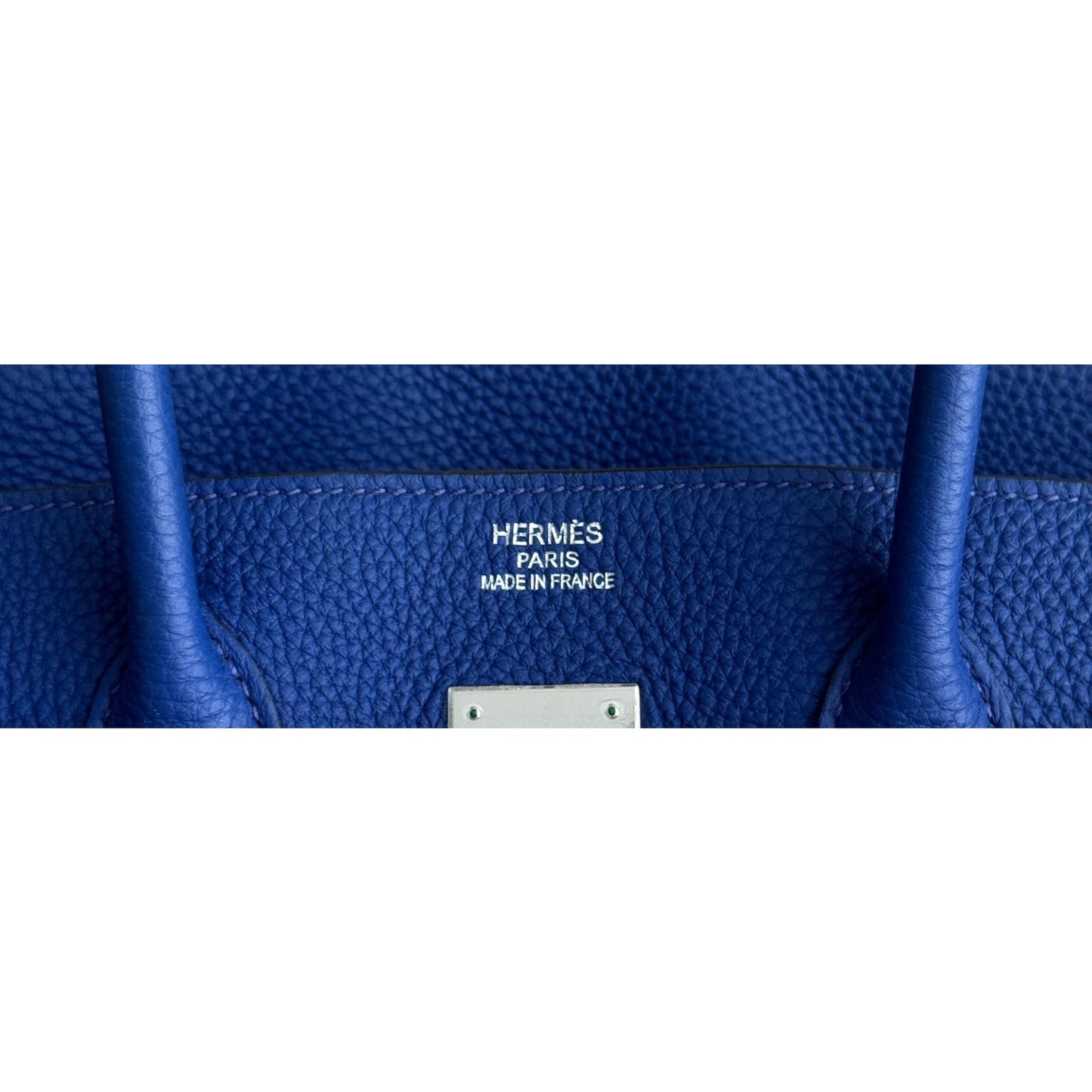 Hermes Birkin 35 Blue Electric Togo Leather Palladium Hardware