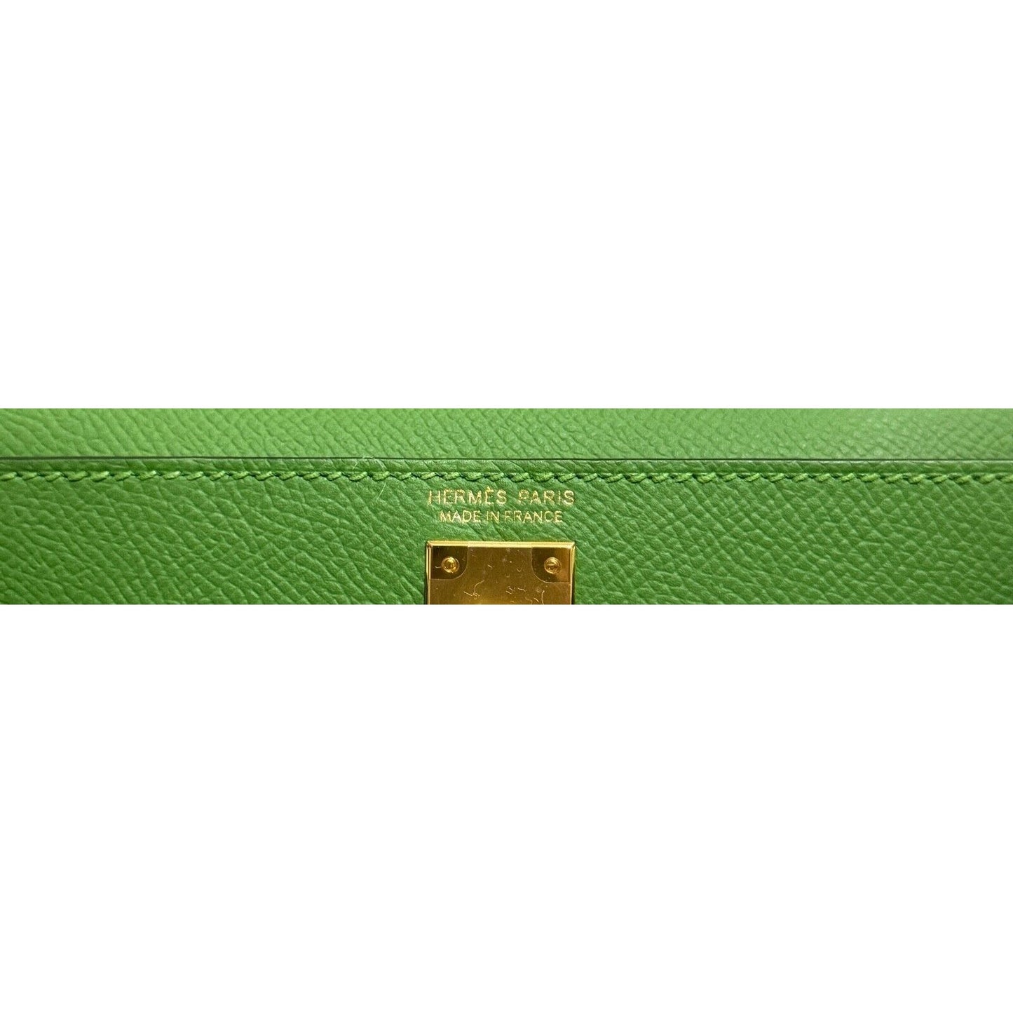 Hermes Kelly Mini 20 Vert Yucca Green Epsom Leather Gold Hardware RARE