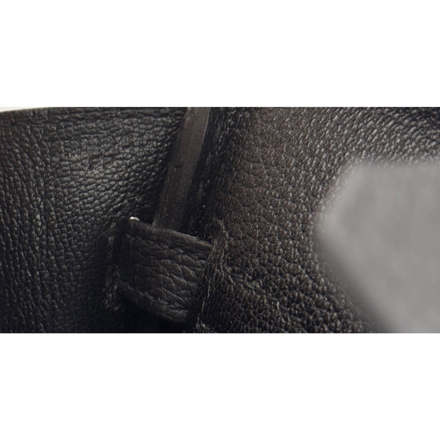 Hermes Birkin 25 Black Noir Togo Leather Gold Hardware Handbag