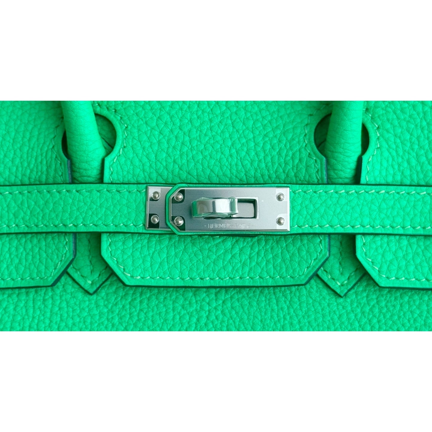 Hermes Birkin 25 Vert Comics Green Togo Leather Palladium Hardware New