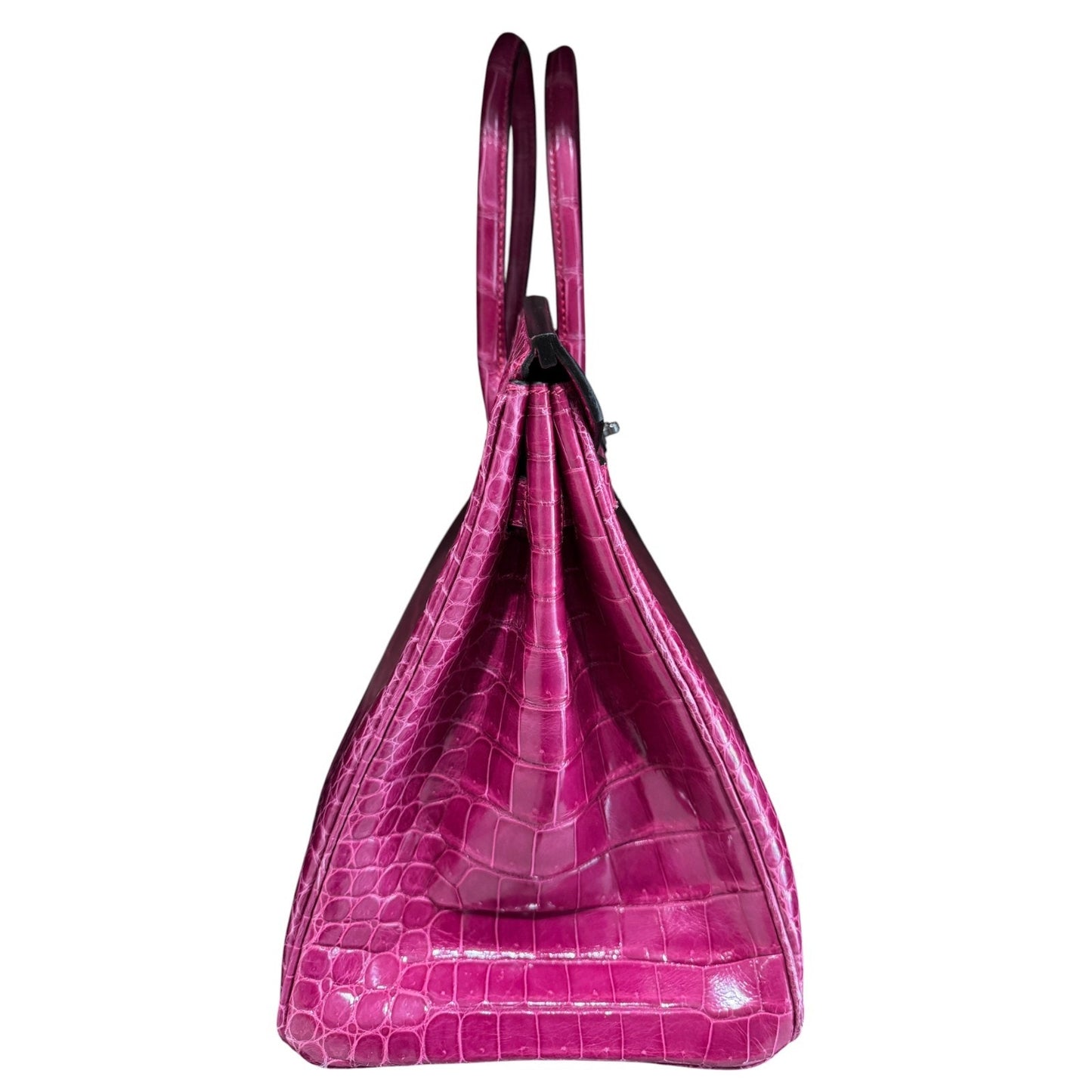 Hermes Birkin 35 Rose Scheherazade Pink Shinny Crocodile Palladium Hardware