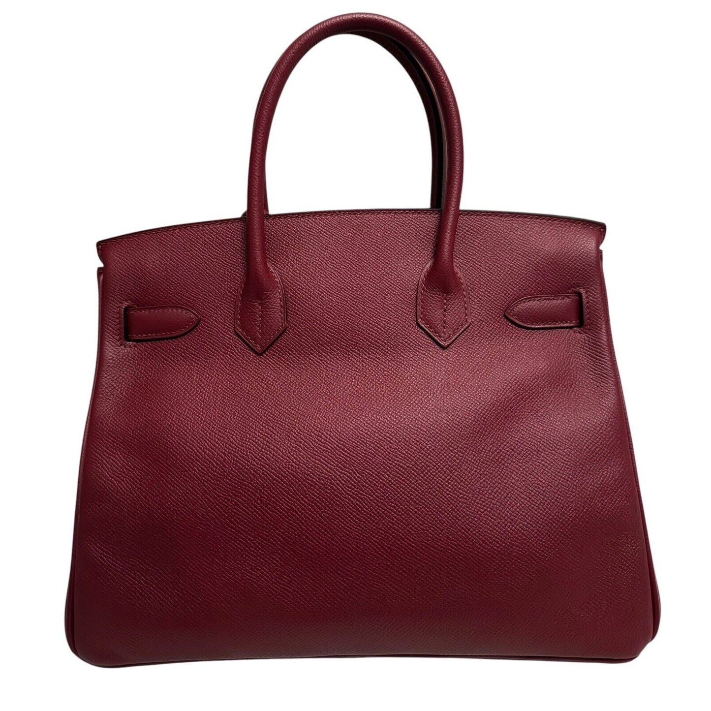 Hermes Birkin 30 Rouge Grenat Burgundy Red Epsom Leather Gold Hardware