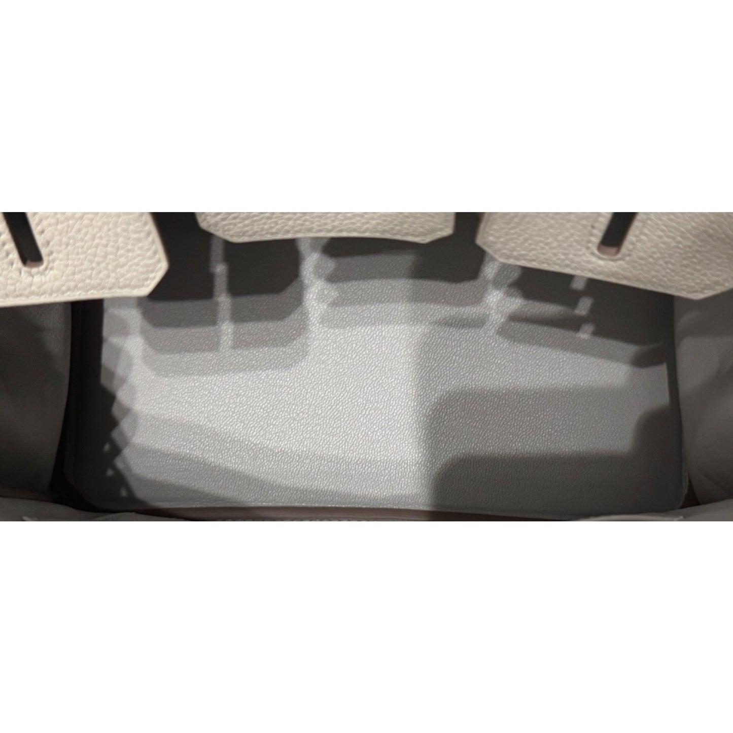 Hermes Birkin 25 Gris Perle Pearl Gray Togo Leather Gold Hardware