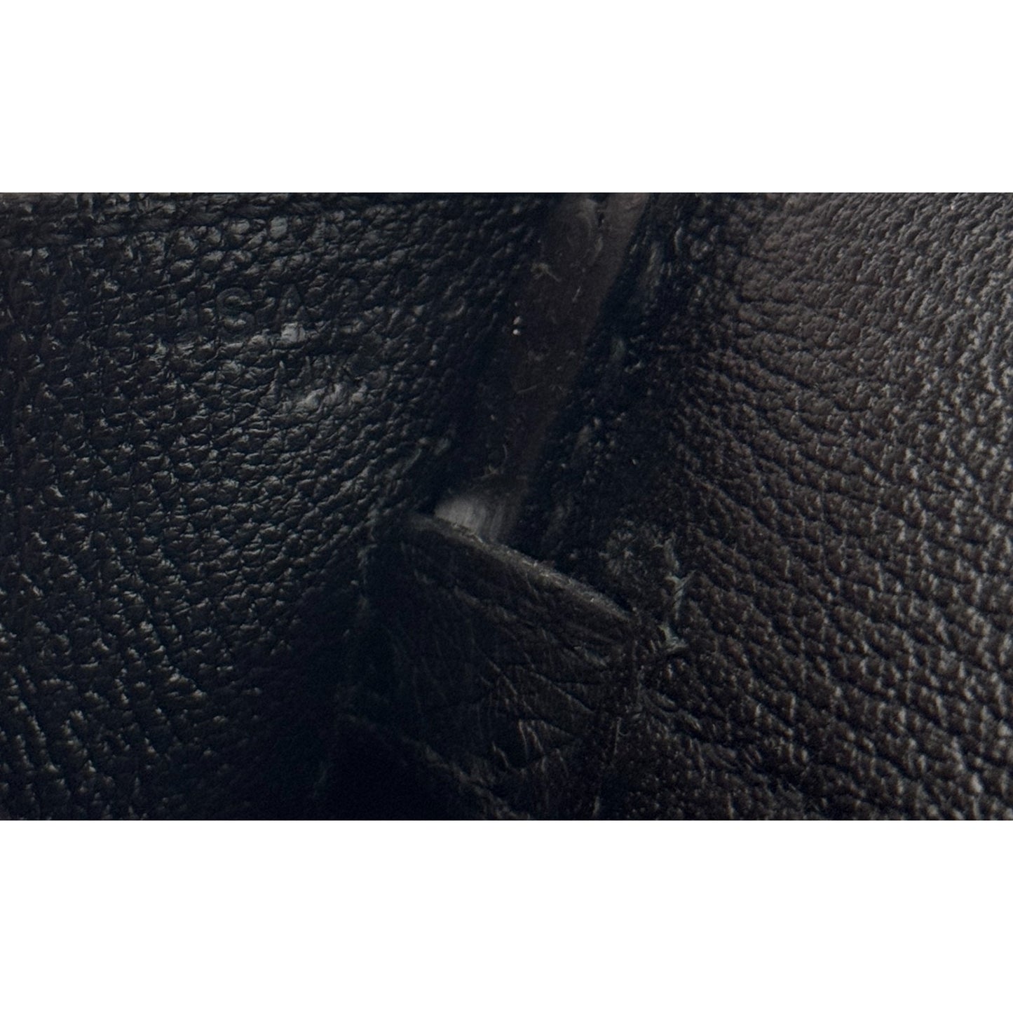 Hermes Birkin 25 Black Noir Ostrich Leather Rose Gold Hardware Handbag