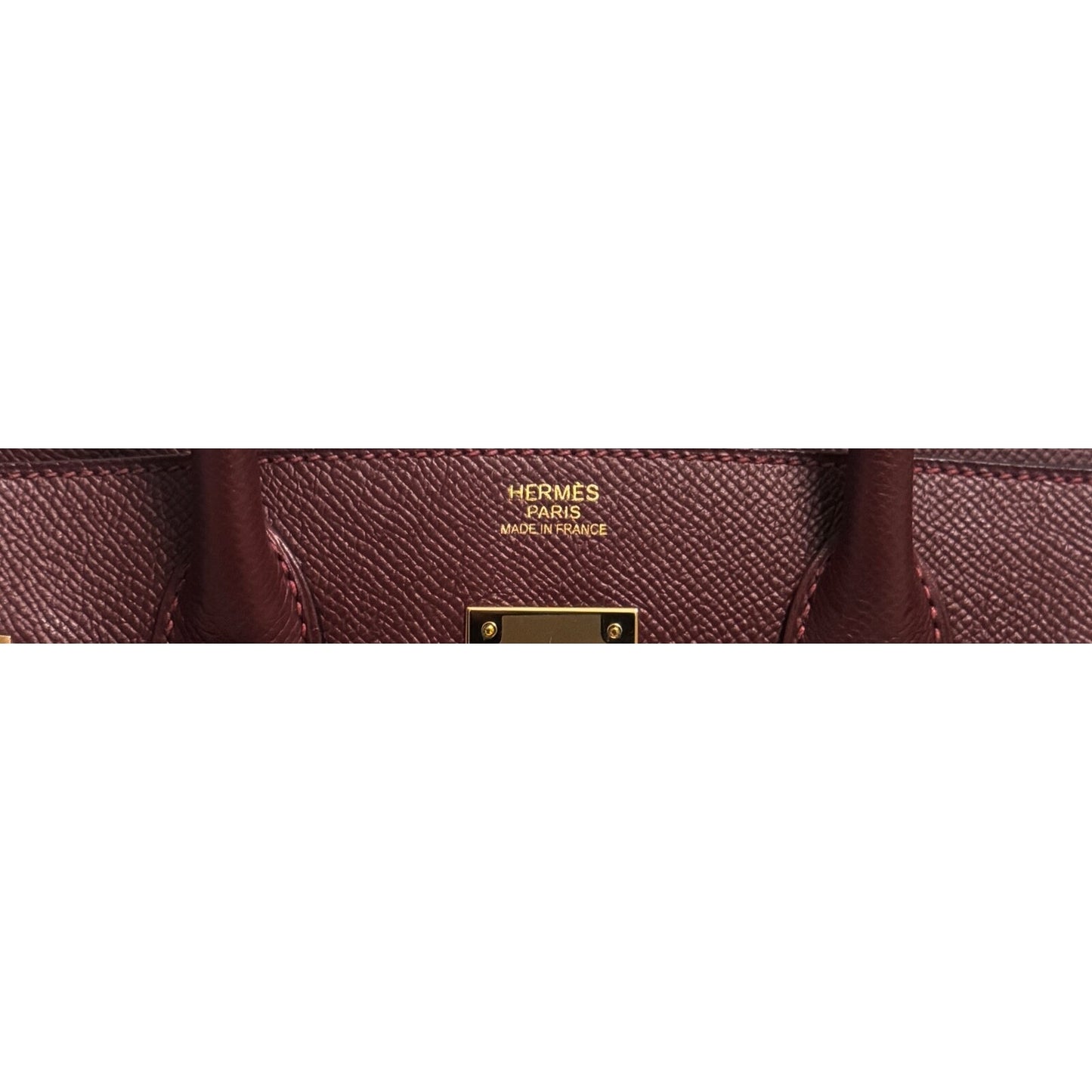 Hermes Birkin 30 Rouge H Burgundy Red Epsom Leather Gold Hardware