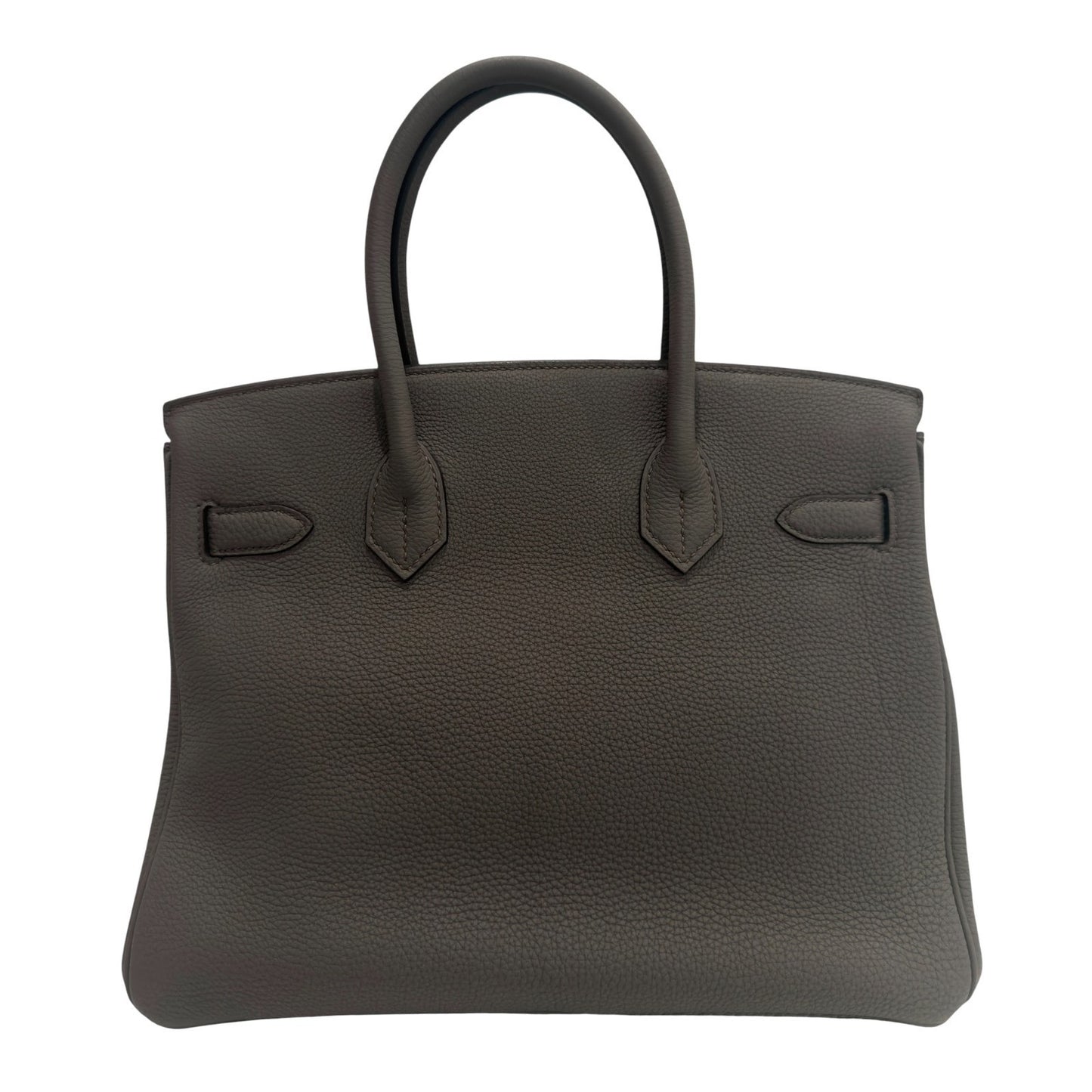 Hermes Birkin 30 Gris Etain Gray Togo Leather Gold Hardware