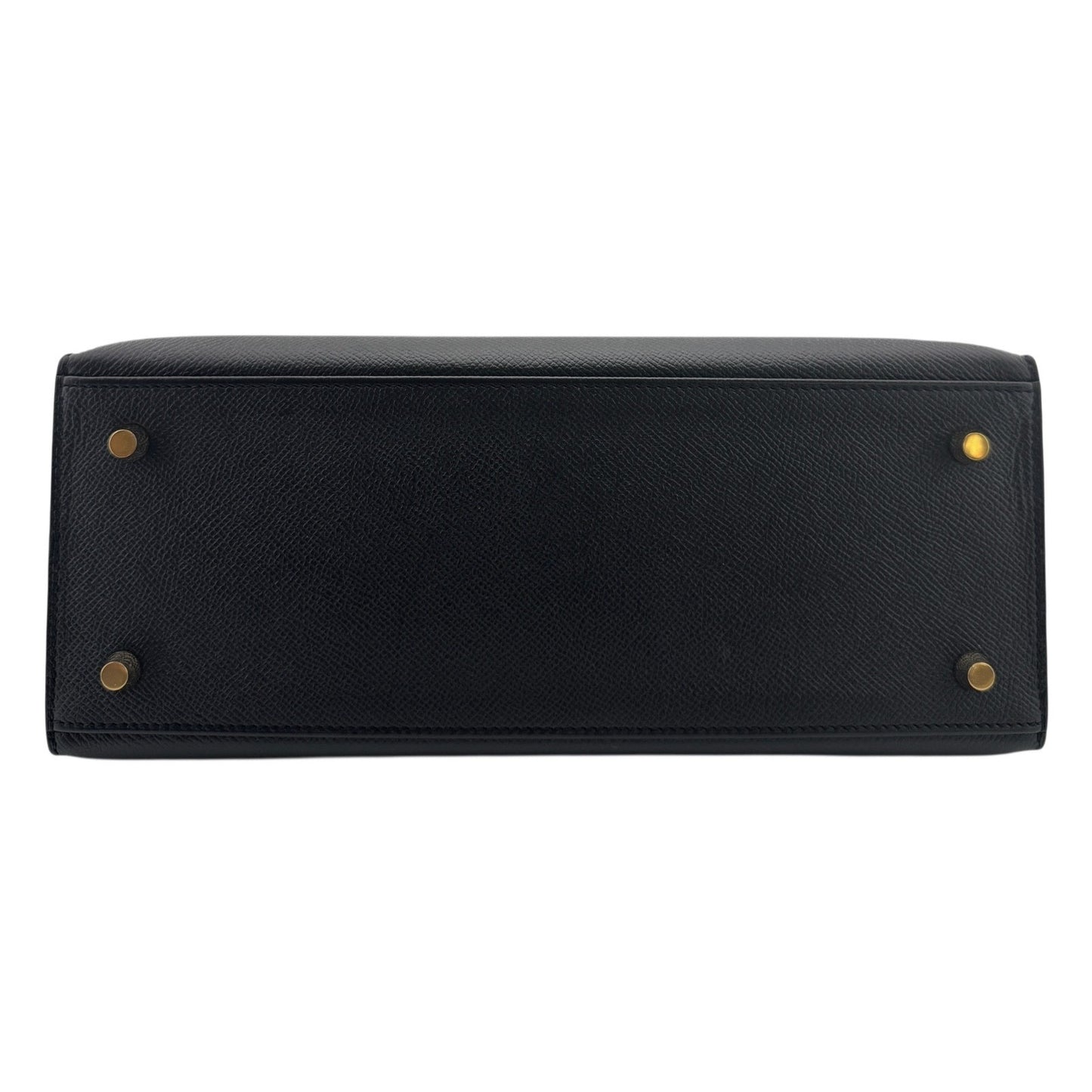 Hermes Kelly 28 Sellier Black Noir Epsom Leather Gold Hardware