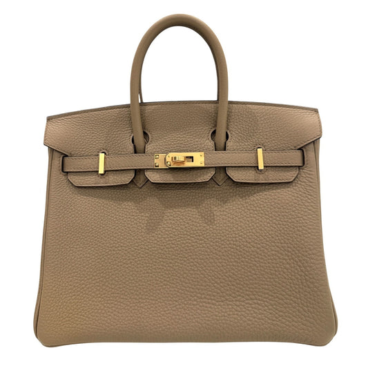 Hermes Birkin 25 Beige Marfa Togo Leather Gold Hardware NEW