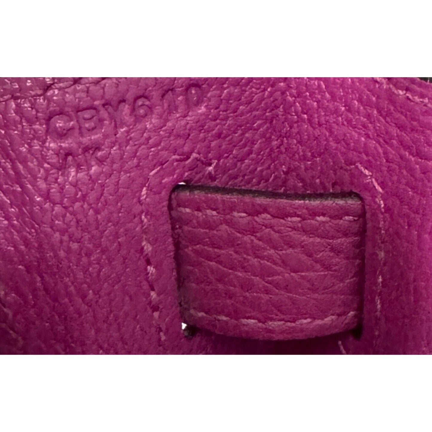 Hermes Kelly 28 Rose Pourpre Pink Purple Togo Leather Palladium Hardware