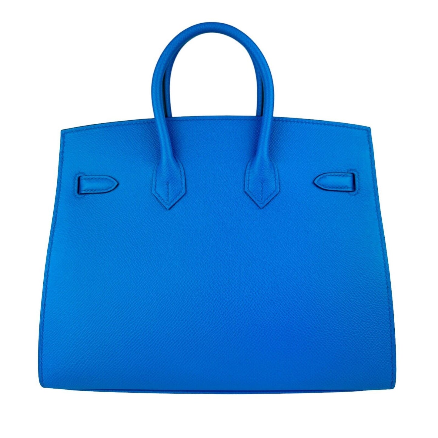 Hermes Birkin 25 Sellier Blue Frida Epsom Leather Gold Hardware