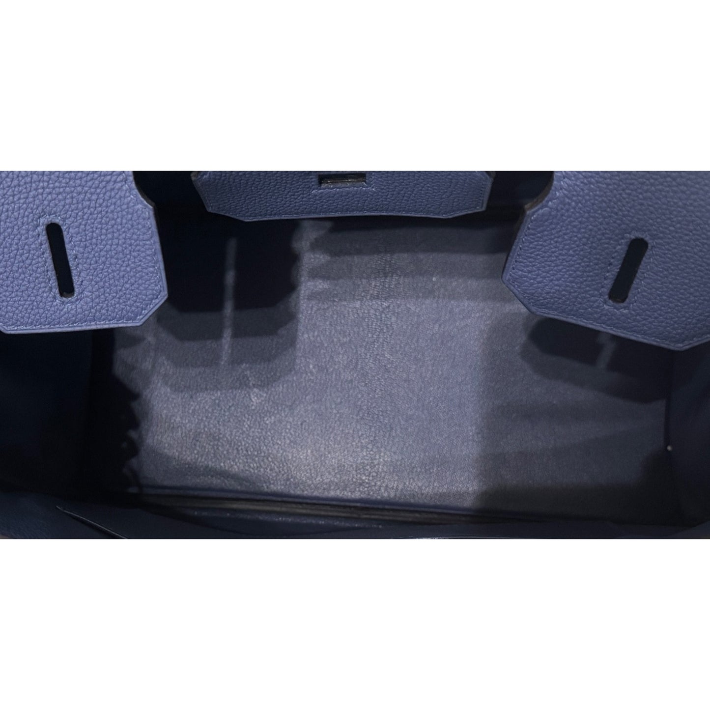 Hermes Birkin 30 Blue Brighton Togo Leather Gold Hardware RARE