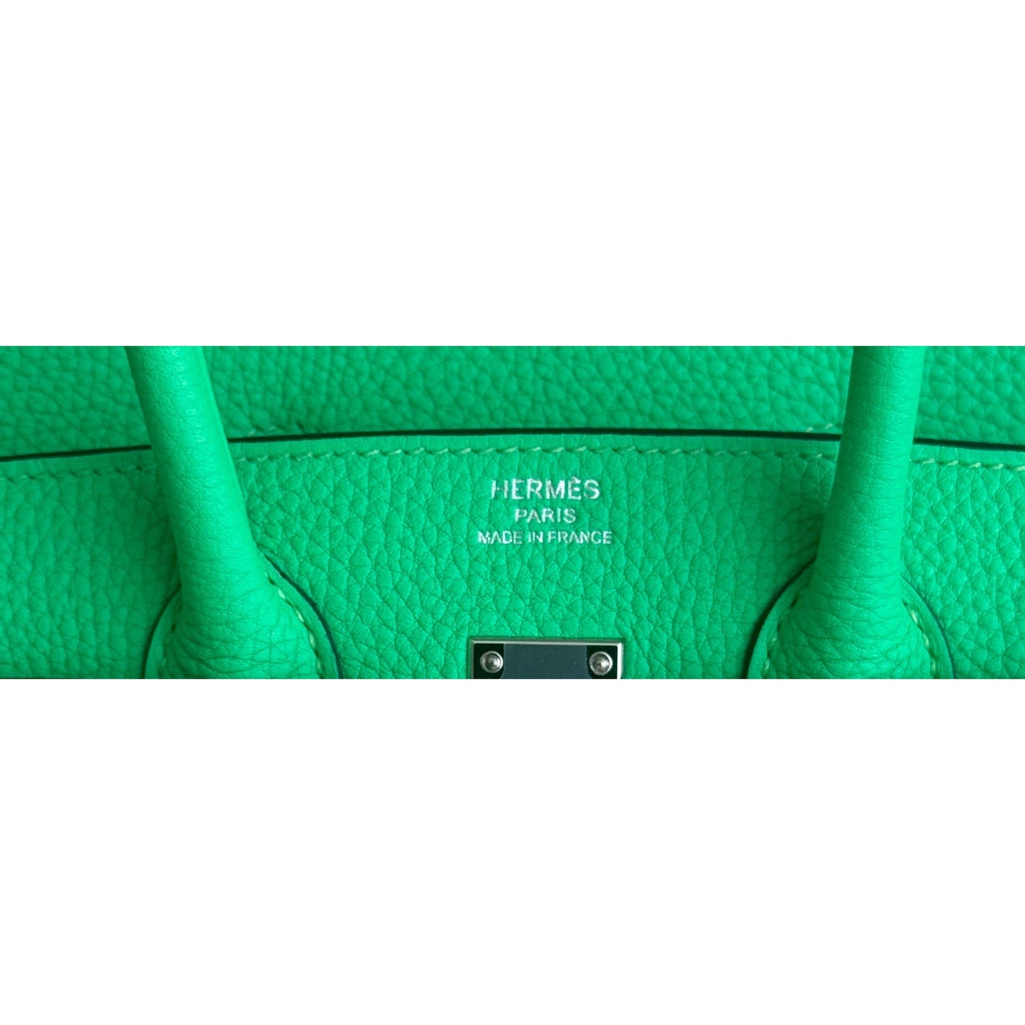 Hermes Birkin 25 Vert Comics Green Togo Leather Palladium Hardware New