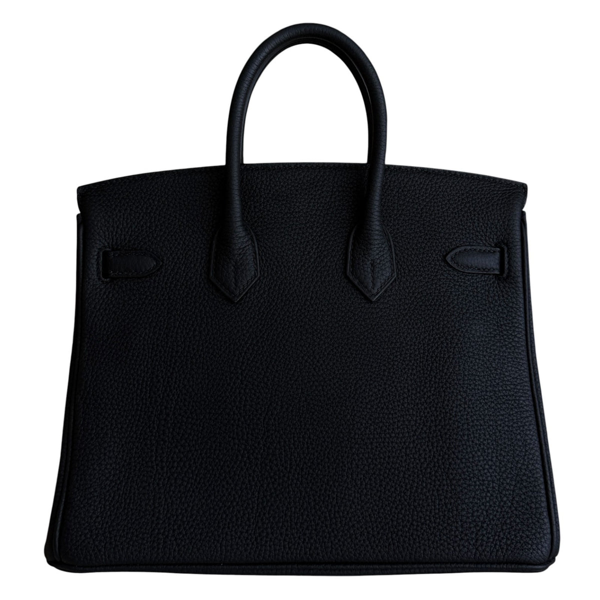 Hermes Birkin 25 Black Noir Togo Leather Gold Hardware RARE