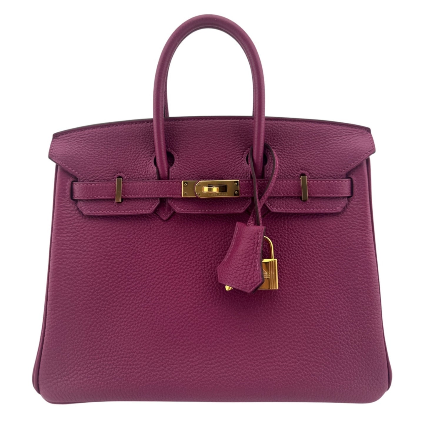 Hermes Birkin 25 Tosca Purple Togo Leather Gold Hardware RARE