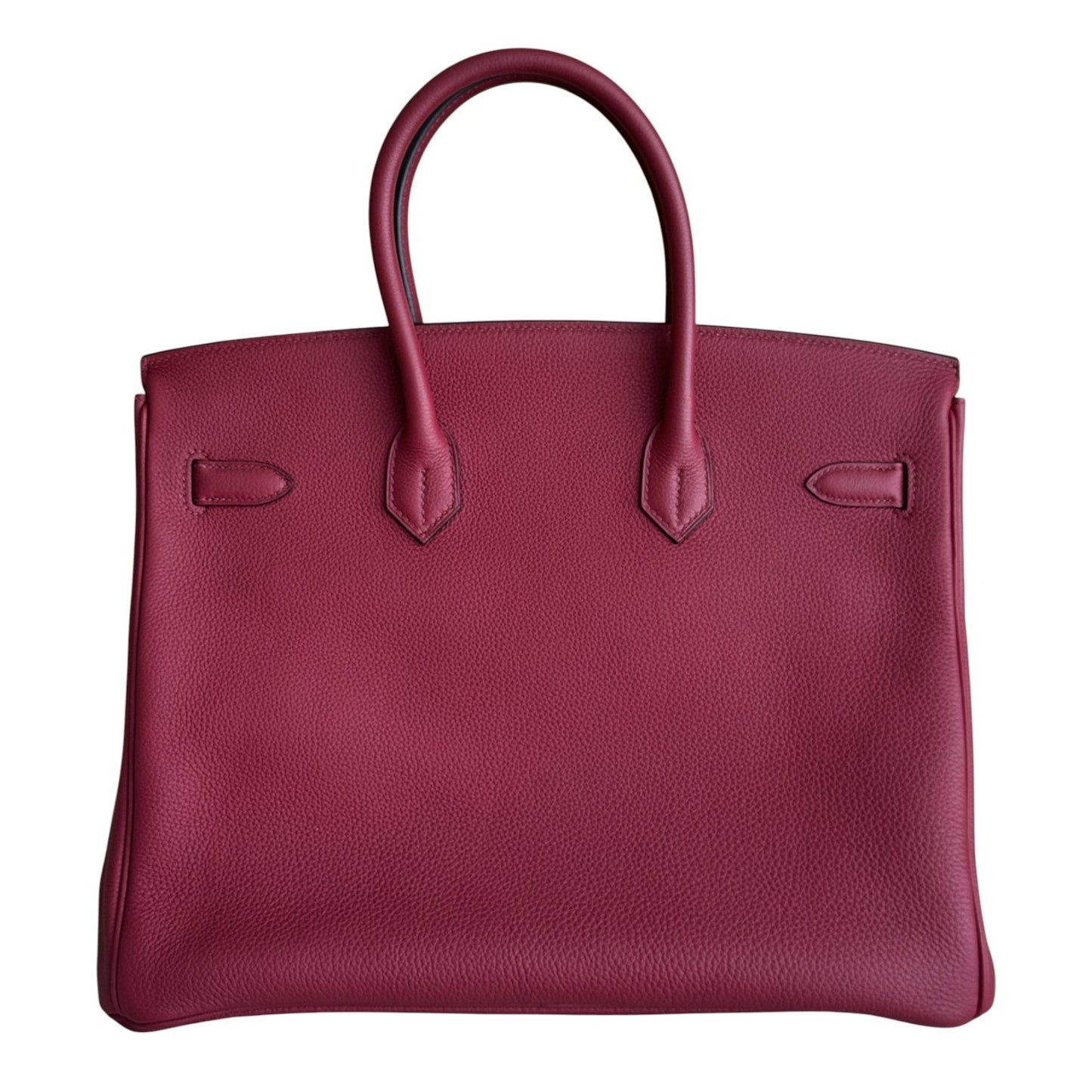 Hermes Birkin 35 Rouge Grenat Red Togo Leather Gold Hardware RARE