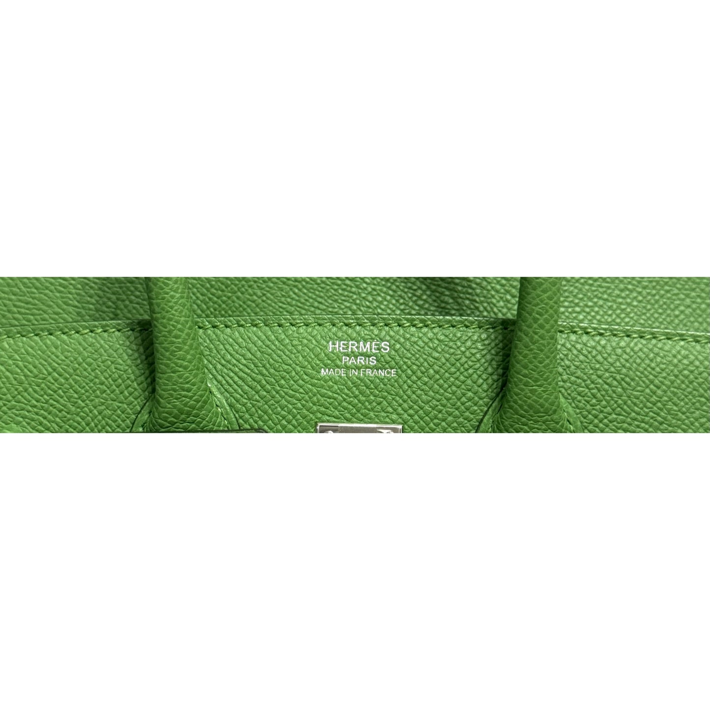 Hermes Birkin 25 Sellier Vert Yucca Green Epsom Leather Palladium Hardware