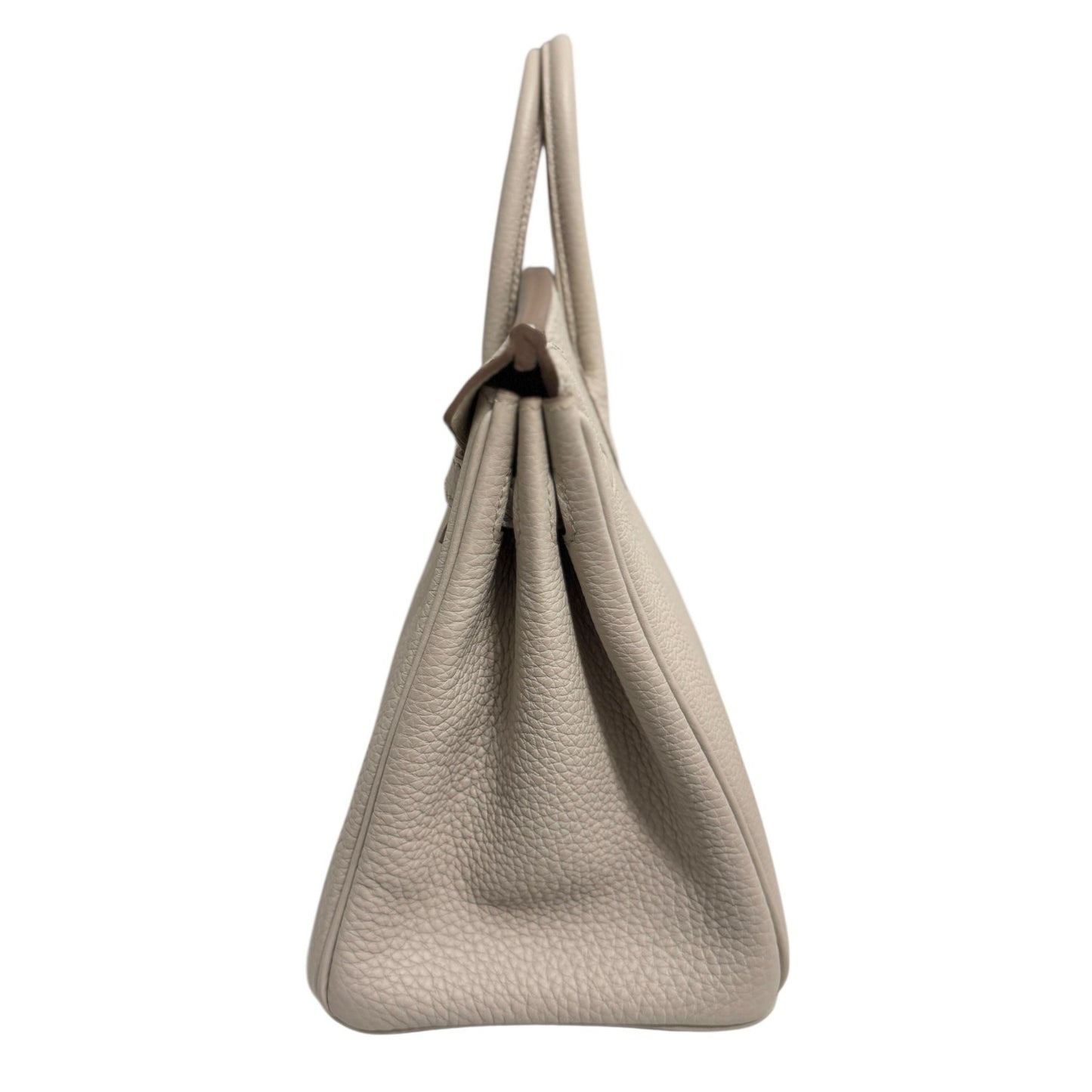 Hermes Birkin 25 Beton Beige Cream Togo Leather Gold Hardware 2024