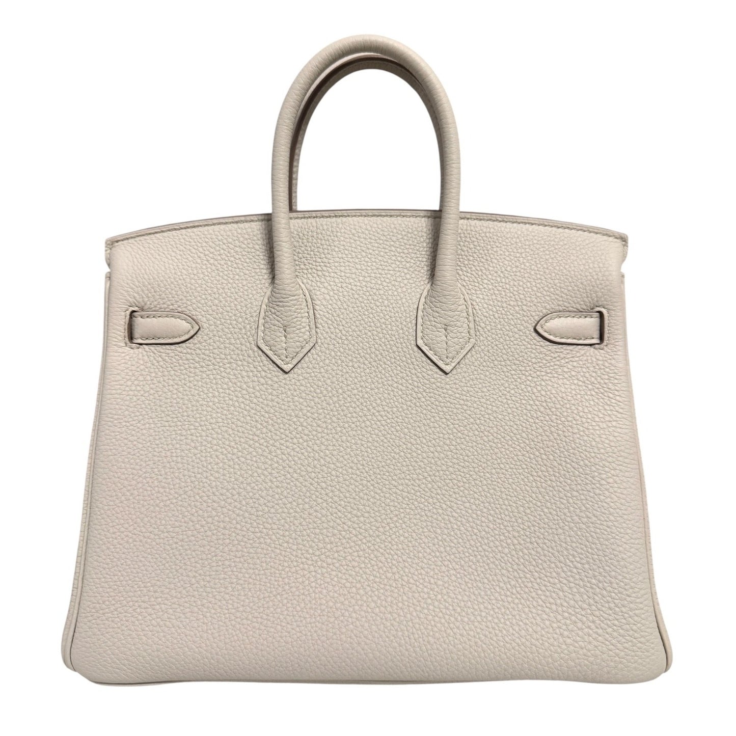 Hermes Birkin 25 Beton Beige Cream Togo Leather Gold Hardware