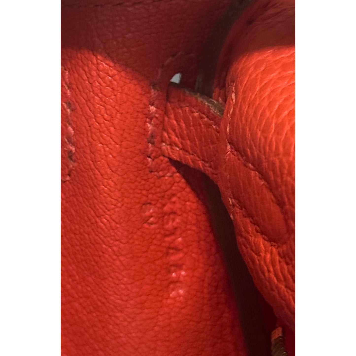 Hermes Kelly 25 Orange Poppy Togo Leather Gold Hardware RARE