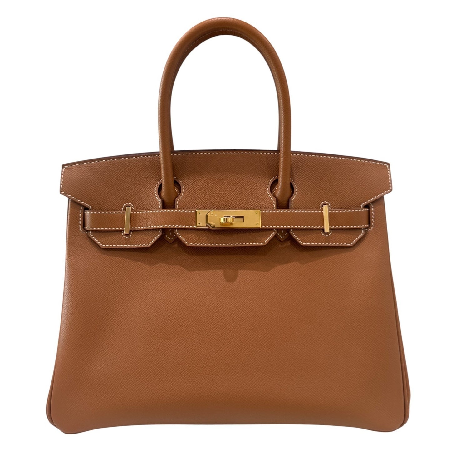 Hermes Birkin 30 Gold Tan Epsom Leather Gold Hardware RARE