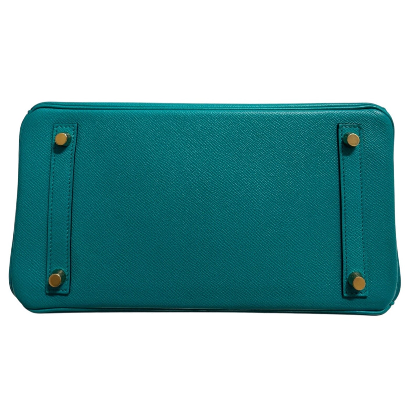 Hermes Birkin 30 Blue Paon Green Epsom Leather Gold Hardware