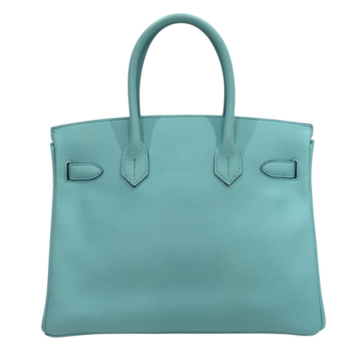 Hermes Birkin 30 Blue Atoll Epsom Leather Palladium Hardware
