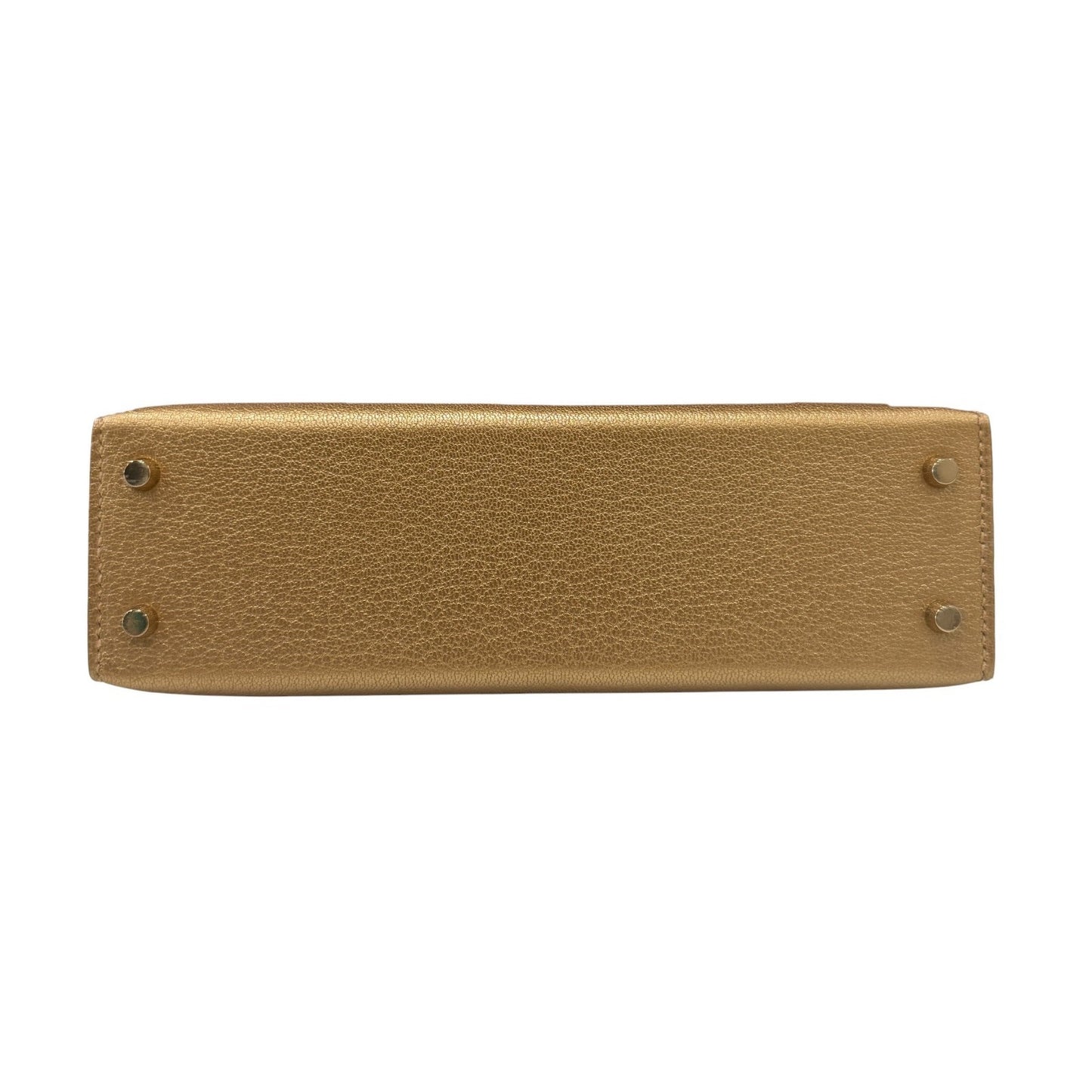 Hermès Kelly Mini 20 Dore Gold Chevre Chamkilight Permabrass Hardware RARE
