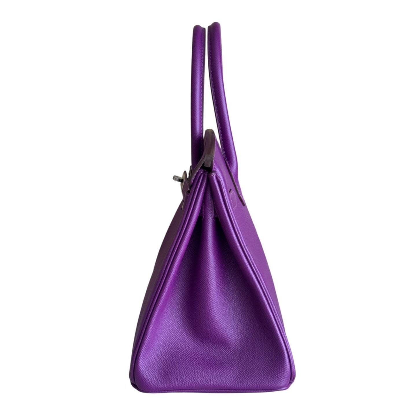Hermes Birkin 30 Anemone Purple Epsom Leather Palladium Hardware