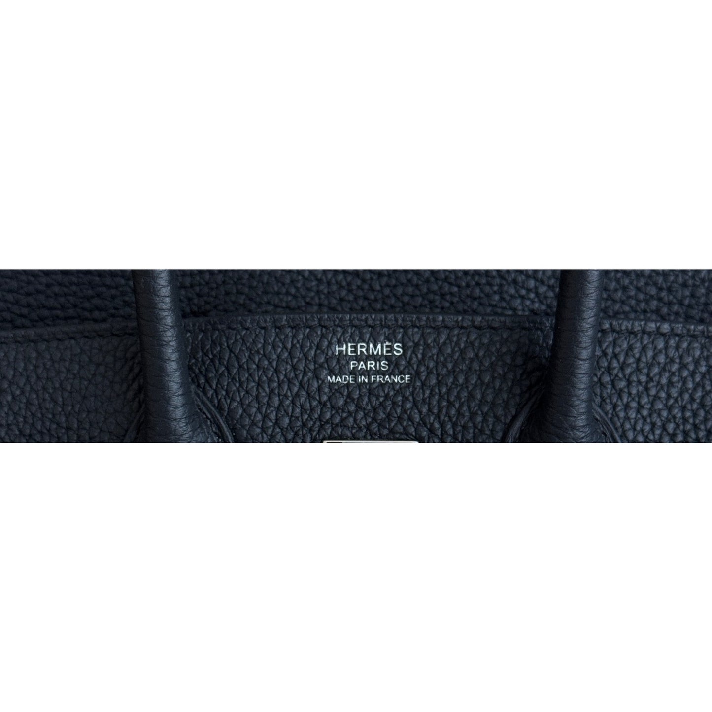 Hermes Birkin 25 Bleu Nuit Dark Blue Togo Leather Palladium Hardware RARE