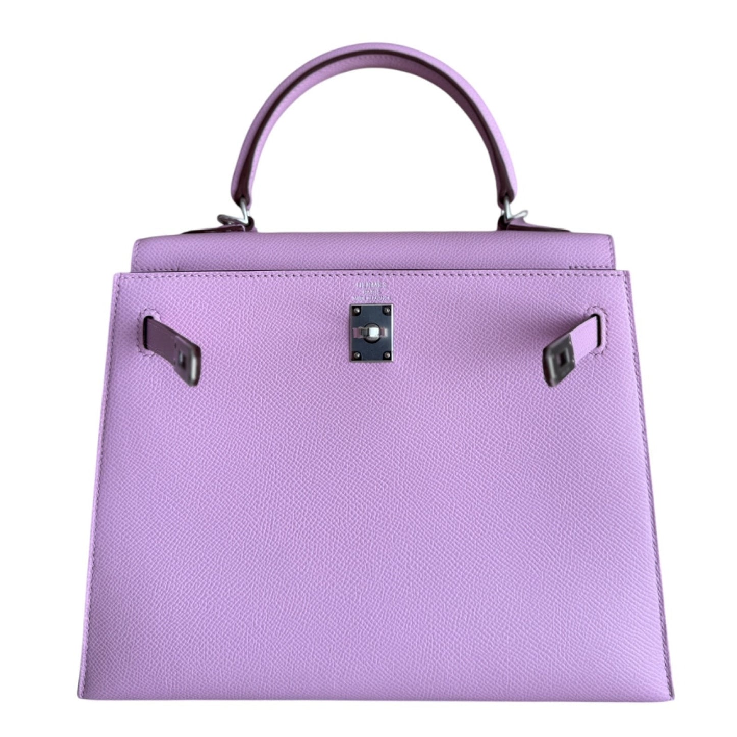 Hermes Kelly 25 Sellier Mauve Sylvester Pink Epsom Palladium Hardware 2025