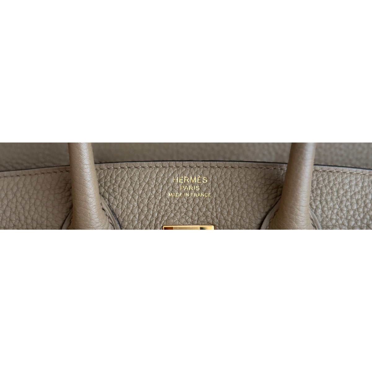 Hermes Birkin 25 Beige Marfa Tan Togo Leather Gold Hardware NEW