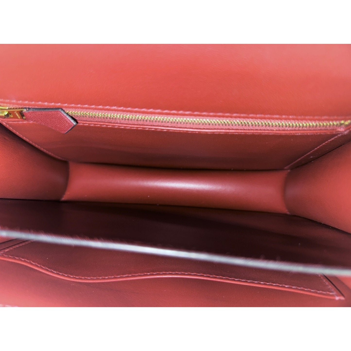 Hermes Constance 24 Rouge H Red Madame Leather Gold Hardware Rare
