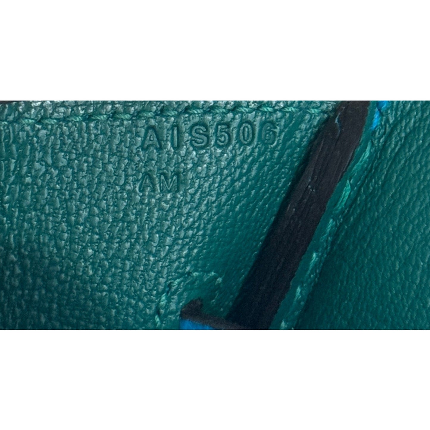 Hermes Birkin 35 Verso Blue Zanzibar Malachite Togo Leather Palladium Hardware