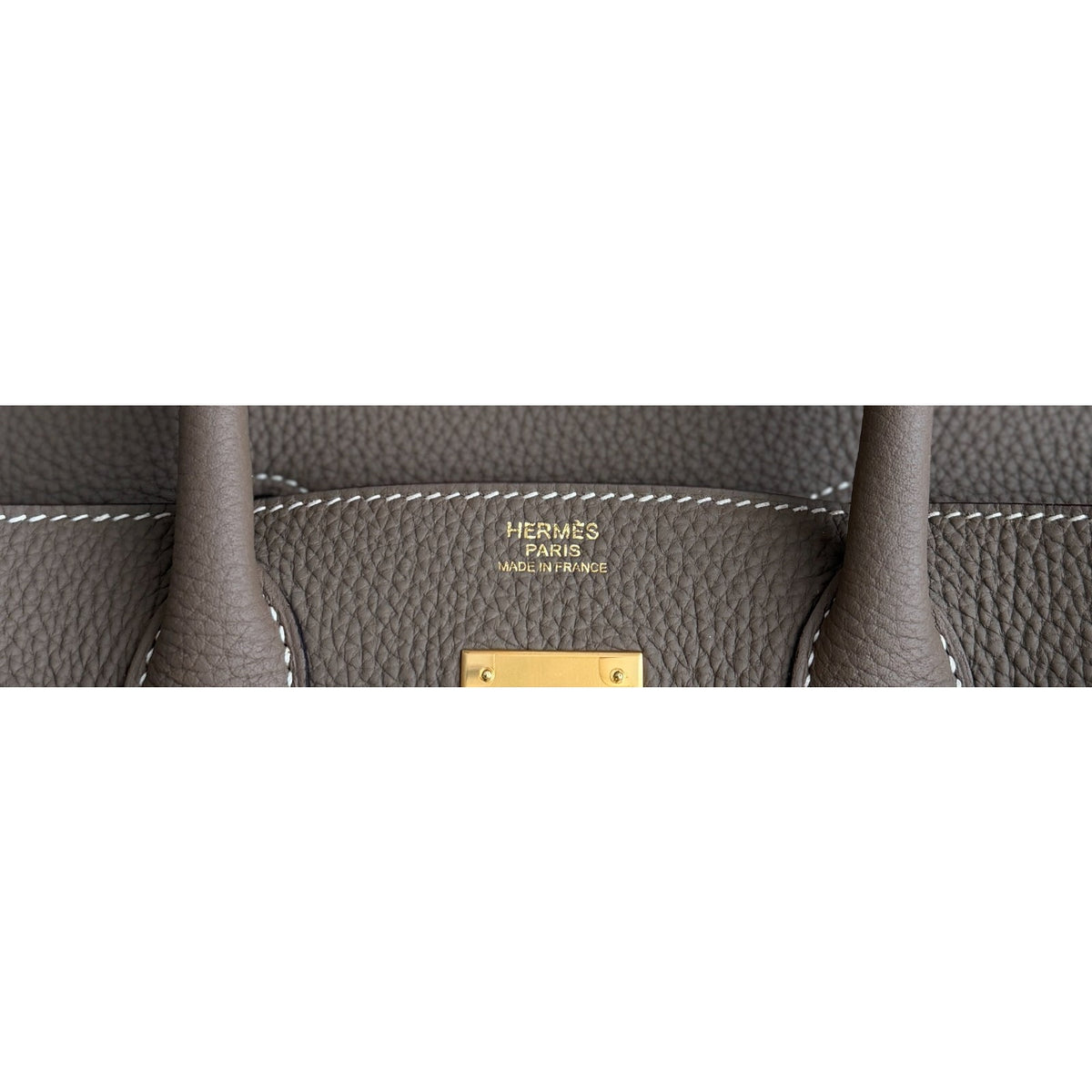 Hermes Birkin 30 Etoupe Gray Togo Leather Gold Hardware