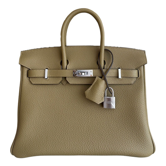 Hermes Birkin 25 Dune Togo Leather Gold Hardware NEW 2026