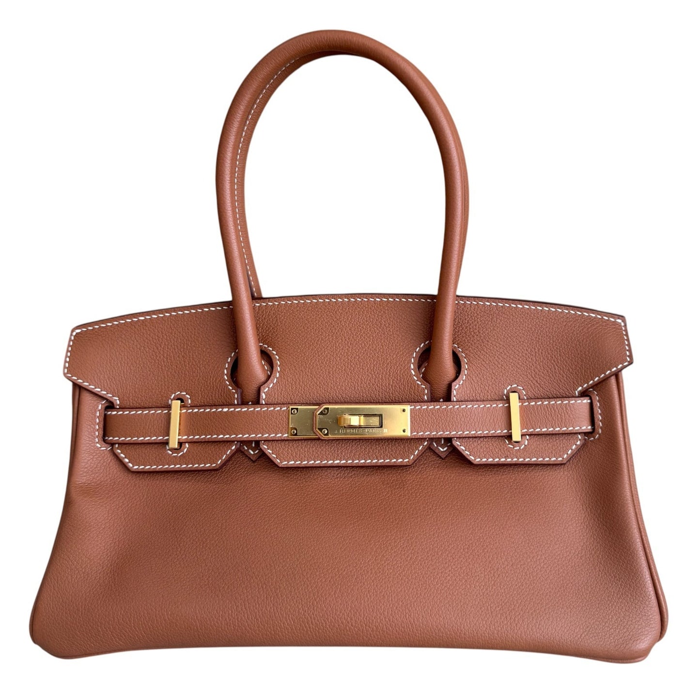 Hermes Birkin 29 Shoulder Light Gold Tan Evercolor Leather Gold Hardware 2025