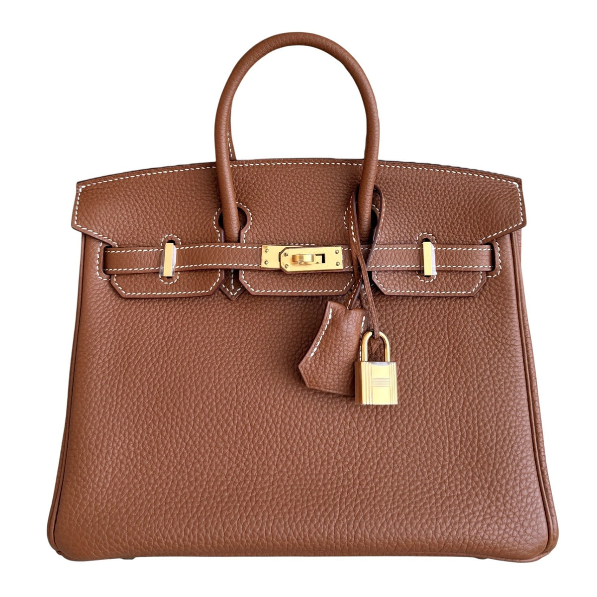 Hermes Birkin 25 Gold Tan Togo Leather Gold Hardware