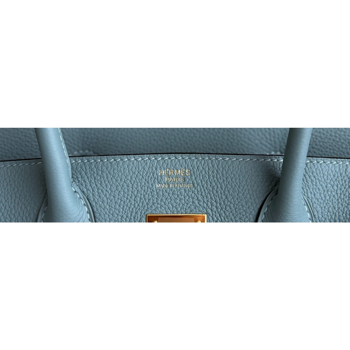 Hermes Birkin 30 Bleu Ciel Blue Togo Leather Gold Hardware RARE
