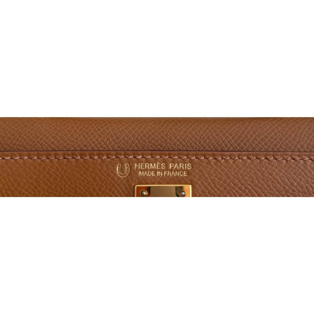 Hermes Kelly Mini 20 Special Order Gold Rouge H Epsom Leather Gold Hardware