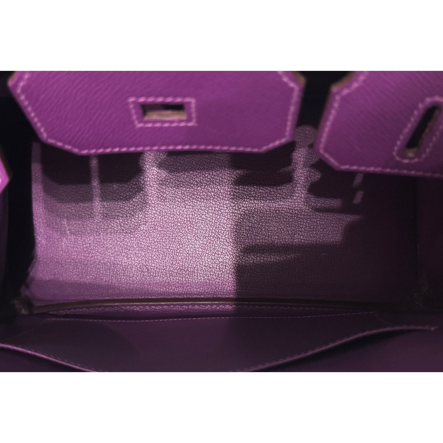 Hermes Birkin 30 Anemone Purple Epsom Leather Gold Hardware