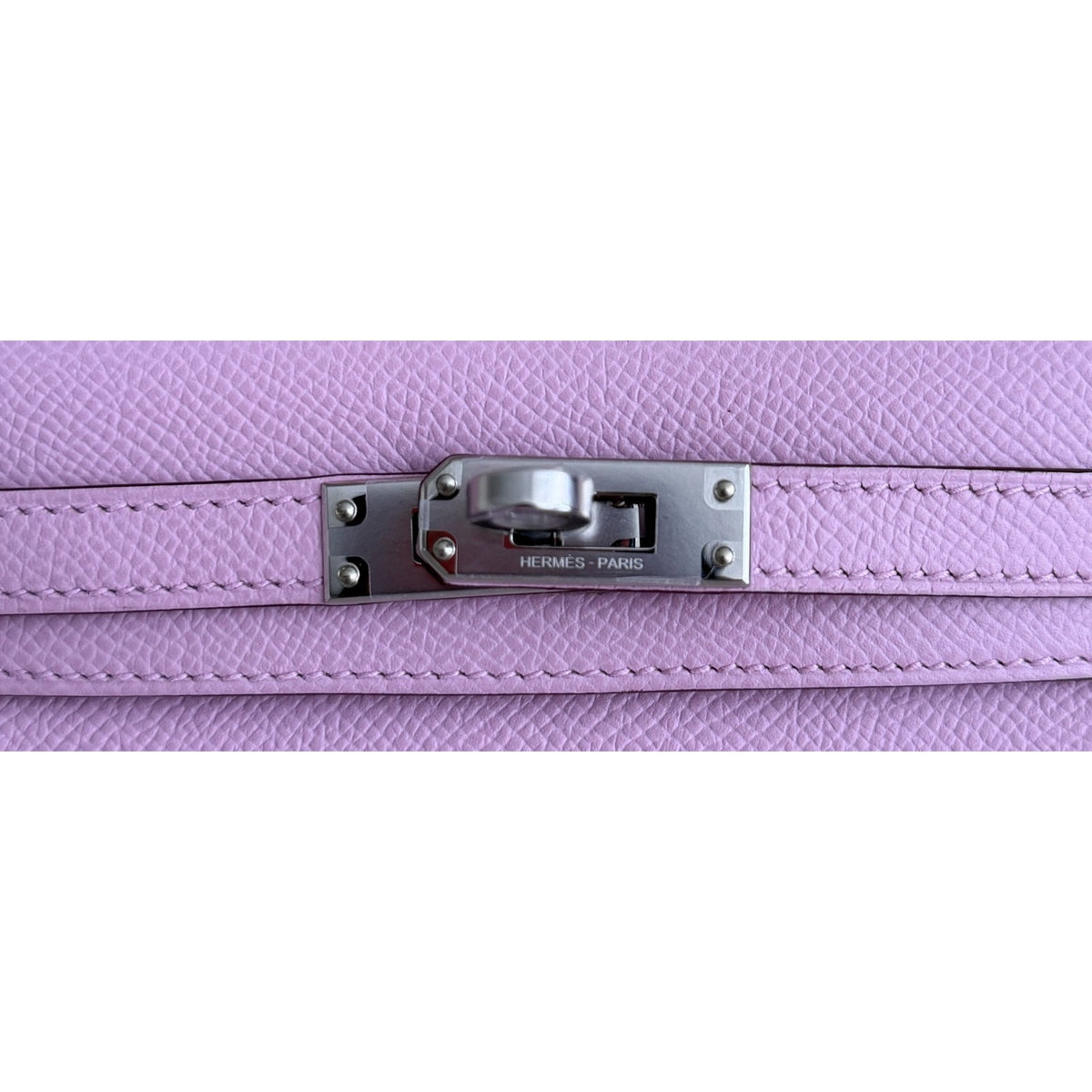 Hermes Kelly Mini 20 Mauve Sylvester Pink Epsom Leather Palladium Hardware 2026