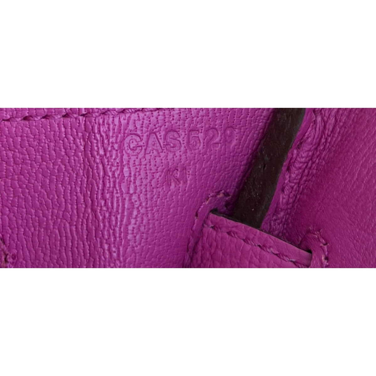 Hermes Birkin 25 Magnolia Pink Purple Togo Leather Palladium Hardware Rare